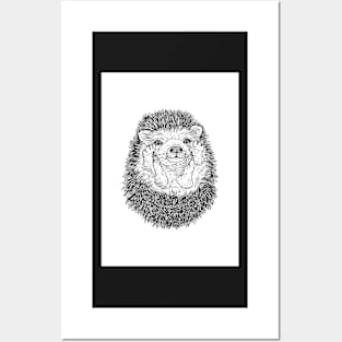 Cute Hedgehog Posters and Art